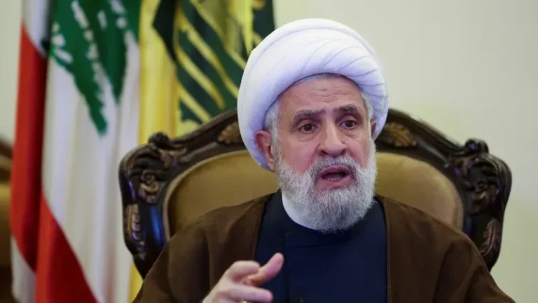 Hezbollah’s Naim Qassem backs Lebanon ceasefire efforts, omits mention of Gaza deal