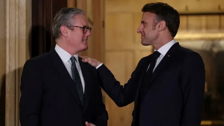 Macron visits Starmer for talks on Ukraine, Middle East