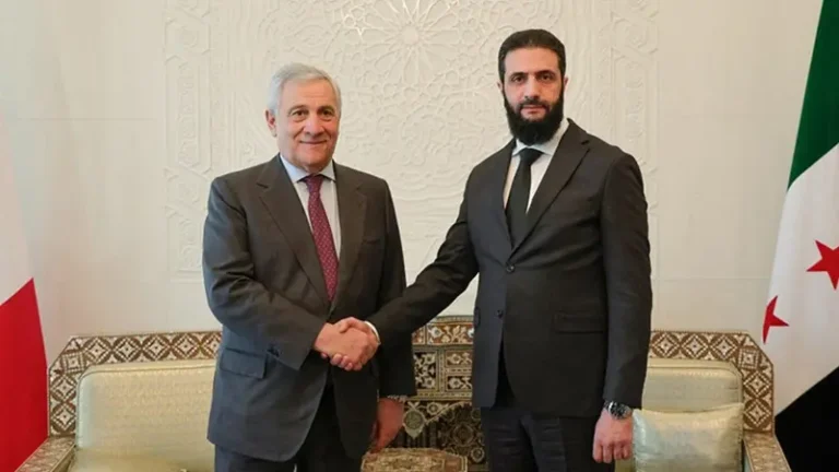 Italian FM meets Syria’s new leader in Damascus