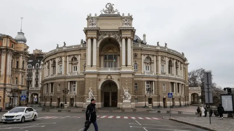 Russian missile attack seriously damages historic centre of Ukraine’s Odesa